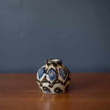 Vintage Handmade Studio Stoneware Pottery Vase 