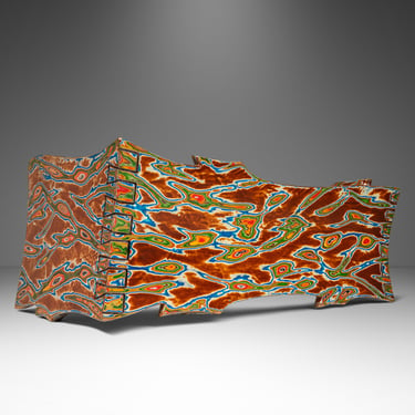 Organic Modern Studio Craft Bentwood Asymmetrical Abstract Bench by Jeremy Dunklebarger, USA 