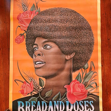 Original "Bread & Roses" Poster by Paul Davis (1978)