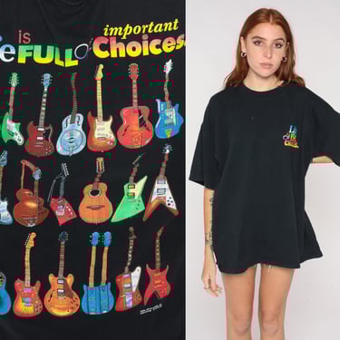 Life Is Full Of Important Choices Tshirt Guitars Rock N Roll Life Is Full Of Important Choices Tshirt Guitars Rock N Roll