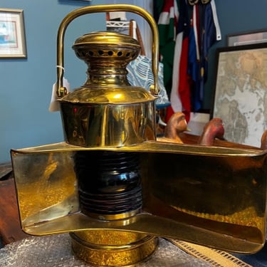 Lantern, Truxton - starboard - made by Perko - Brass