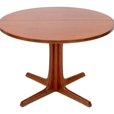 Gudme Mobelfabrik Teak Pedestal Dining Table