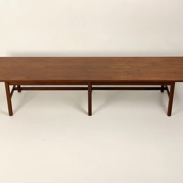 Extra-Long Walnut Bench/Cocktail Table, Circa 1960s - *Please ask for a shipping quote before you buy. 