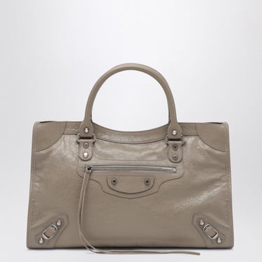 Balenciaga Le City Medium Tote Bag Greige Women