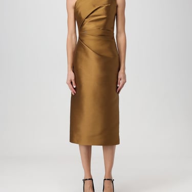 Solace London Dress Woman Gold Woman