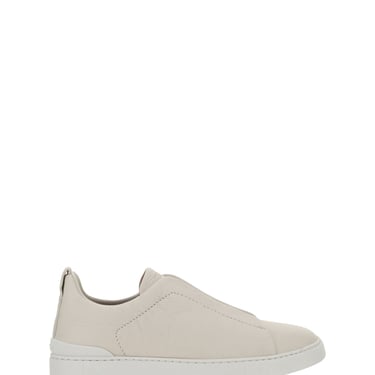 Zegna Men Leather Sneakers