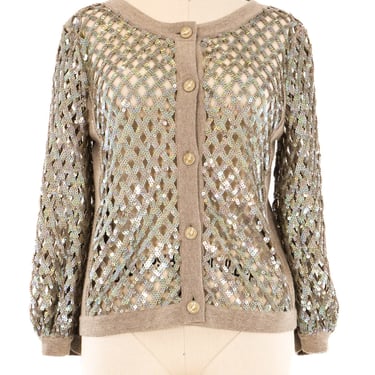 Chanel Sequined Knit Cardigan