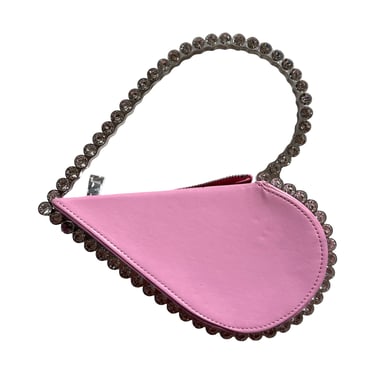 Y2K Pink Rhinestone Heart Bag