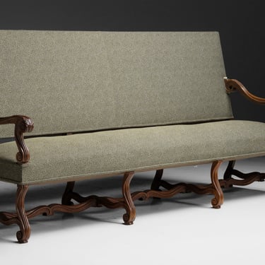 Os de Mouton Bench in Pierre Frey Linen