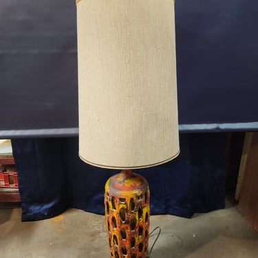 Large 60's Style Dual Light Lamp 13.25