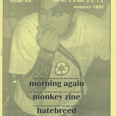 Vintage One Step Down "H8000 Era" Hardcore Fanzine Issue #6