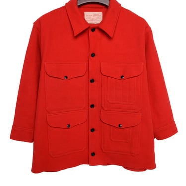 Cherry Red Wool Coat