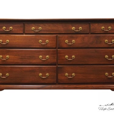 CRESENT FURNITURE Traditional Style Solid Cherry 61" Double Dresser 