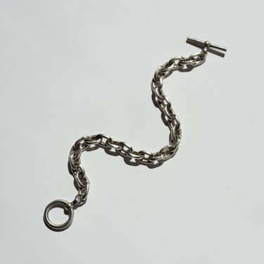 Vintage Sterling Anchor Link Chain Bracelet