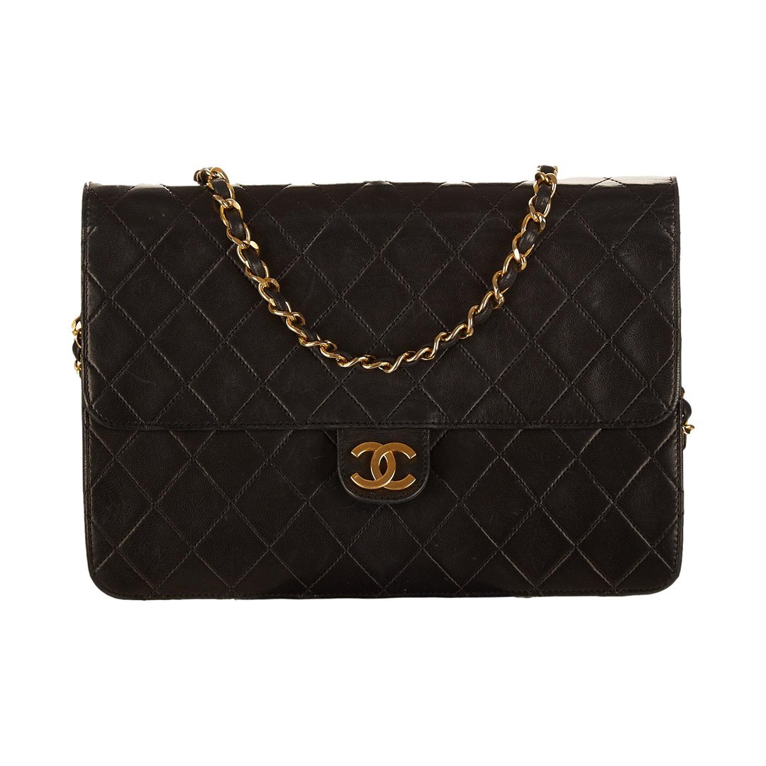 Chanel Black Quilted Chain Flap Bag | Treasures of NYC | New York, NY