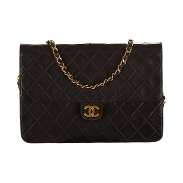 Chanel Black Quilted Chain Flap Bag