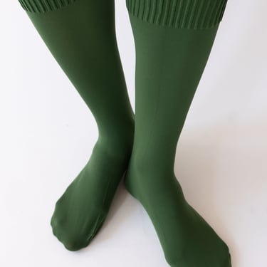 Lycra Knee High Socks in Green