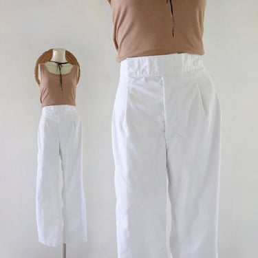 blanco painters trousers - 30-31 - vintage 90s y2k high waist white pants 