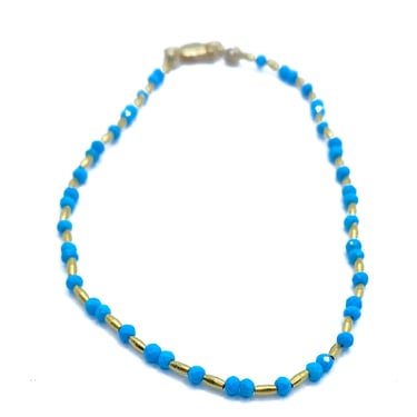 Debbie Fisher | Turquoise and Gold Vermeil Bracelet