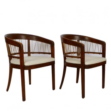 Pair of C.1950 Edward Wormley Armchairs