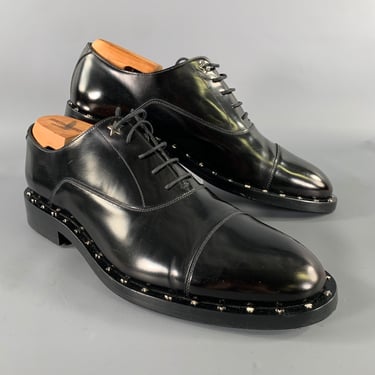 Dieppa Restrepo Patent Leather Lace-Up Shoes, Size 9  display picture 2