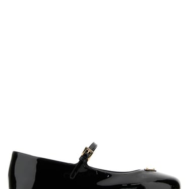 Prada Woman Black Leather Ballerinas