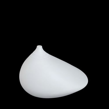 Vintage Modern LARGE Rosenthal Studio Linie White Porcelain Sculptural POLLO Vase Tapio Wirkkala Design 