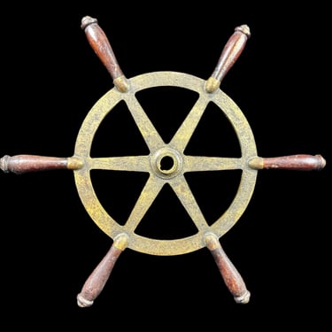 #Brass Ships Wheel