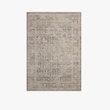 Chris Loves Julia x Loloi Ida Rug in Slate/Natural