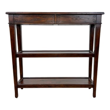 Theodore Alexander French Provincial Style Mahogany Finished Console Table