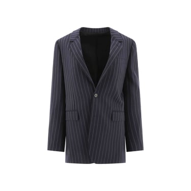 Celine Wool Striped Blazer Women