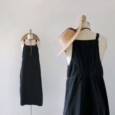 corduroy overall dress - s 