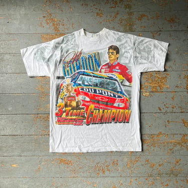 Vintage 90s AOP Dale Earnhardt ‘The Man’ Chase T Shirt 