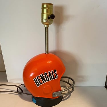 1973 Cincinnati Bengals Mini Helmet Desk Lamp, Pro Sports Marketing Company, Sports Football,Joe Burrow, Cincinnati Ohio 