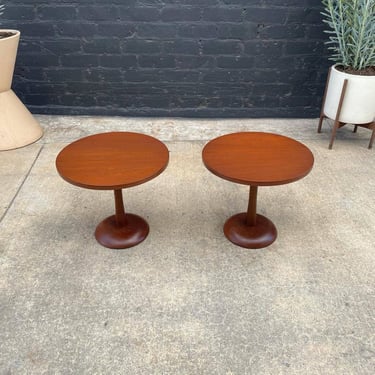 Mid-Century Modern Walnut Side Tables, c.1960’s 
