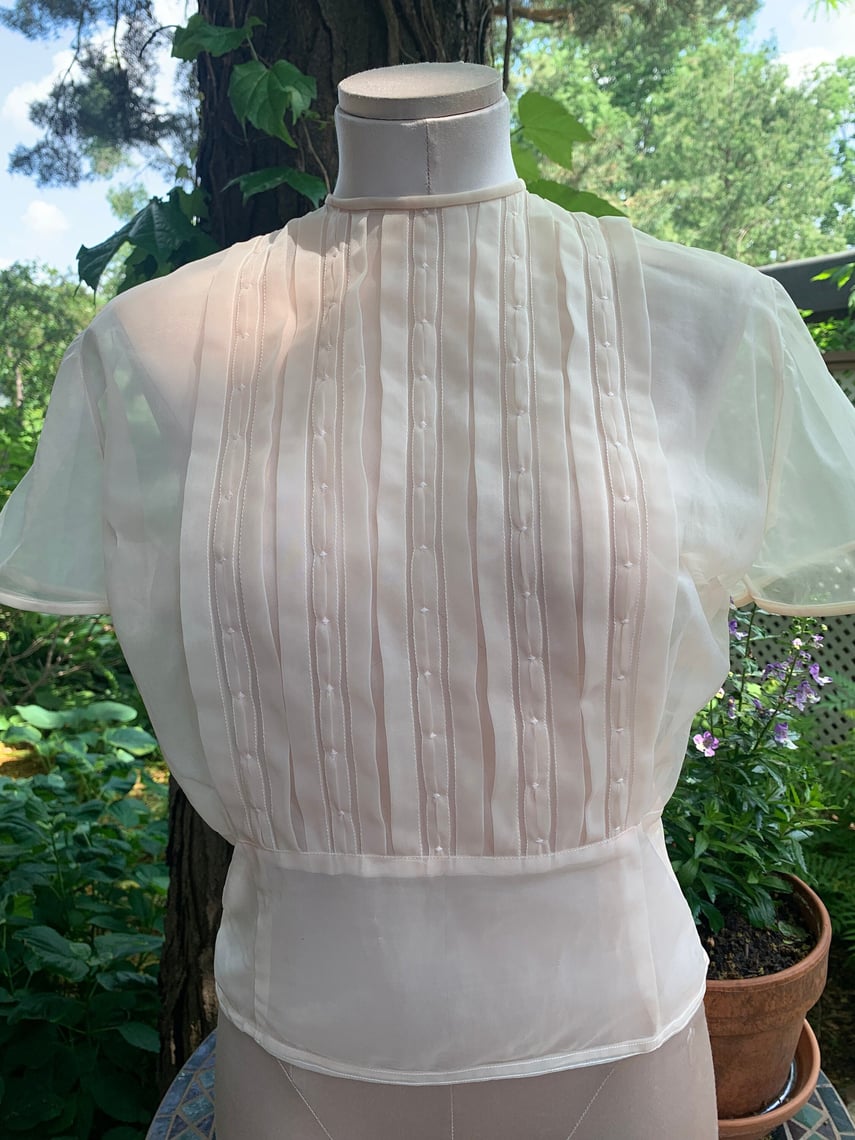 USA 1950's Sheer Blouse 50s オールドプラスチック - メルカリ
