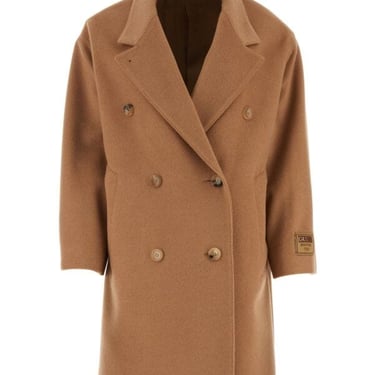 Gucci Women Cappuccino Wool Coat