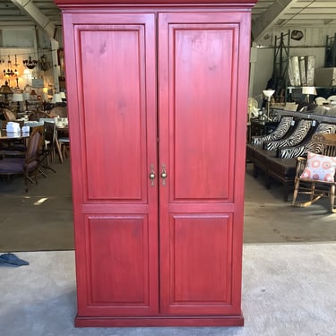 Red Wardrobe Armoire