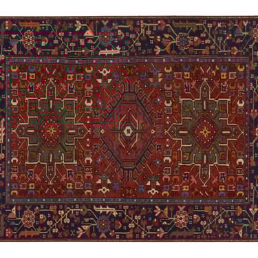 Vintage Karaje Rug - 6'2 x 4'7