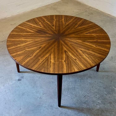 Danish Rosewood Round Coffee Table - #A1784