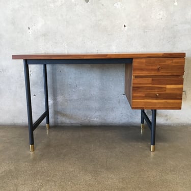 Soho Acacia Wood Desk by Old Bones Co