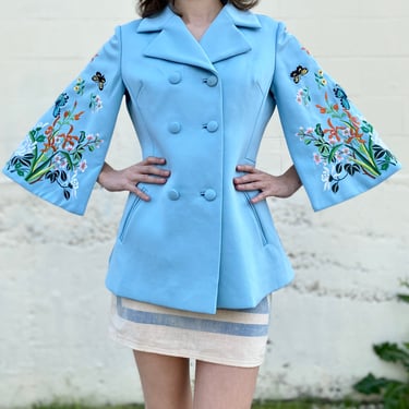 Lilli Ann Embroidered Spring Jacket