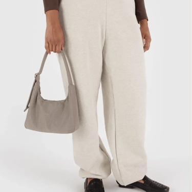 Baggu | Mini Nylon Shoulder Bag in Dove