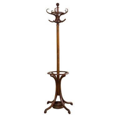 Thonet Kleinderstander Bentwood Coat Rack Umbrella Stand