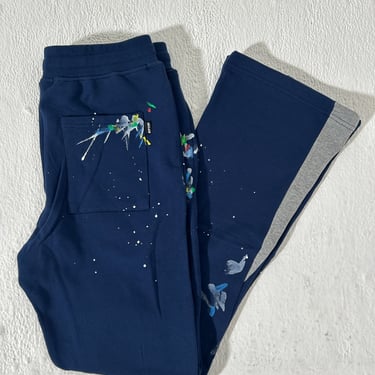 EPTM Showroom Flared Sweatpants Navy Size M DEPT1