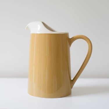 Mustard & Cream Pitcher 