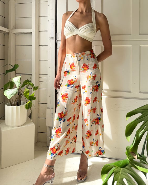 Flared velvet trousers| Sonia Rykiel