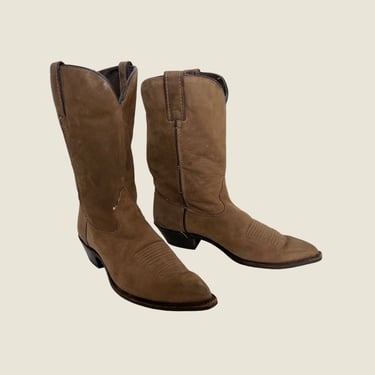 Vintage USA MADE Buckskin Cowboy Boots ~ women's size 8 M ~ Western ~ Rockabilly ~ 