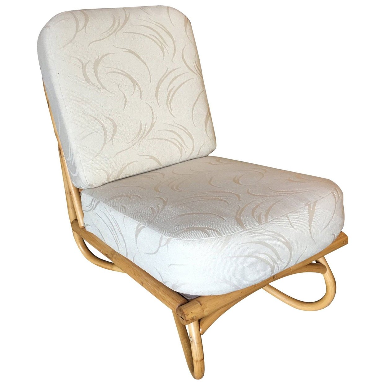 Restored Floating Rattan Lounge Chair in the Style | Harvey's on ...