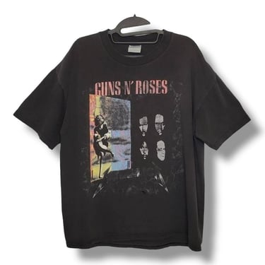 Vintage 90s Guns N Roses Metallica Concert Tour T-Shirt, Single Stitch Graphic Band Tee, Faith No More, 1992 GNR Shirt, Vintage Clothing 